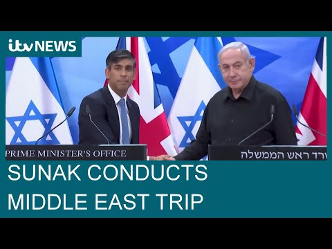 'The UK stands with you': Sunak backs Israel after meeting Netanyahu | ITV News