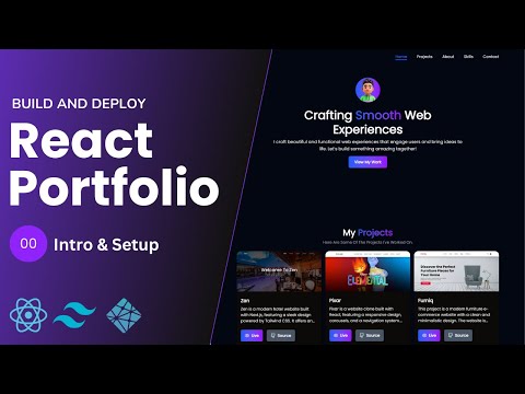 Build And Deploy a Personal Portfolio with React and TailwindCSS