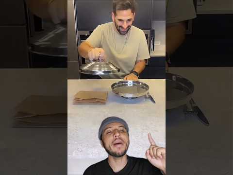 Mágica com comida não se vê todo dia! 🔥