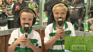 Celtic TV Fan Commentary at the Celtic FC Festival! Alfie and Connor