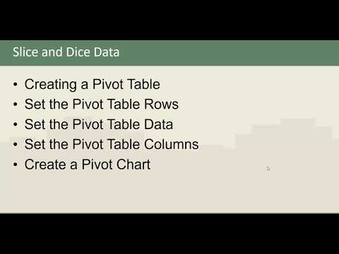 Slice And Dice Data