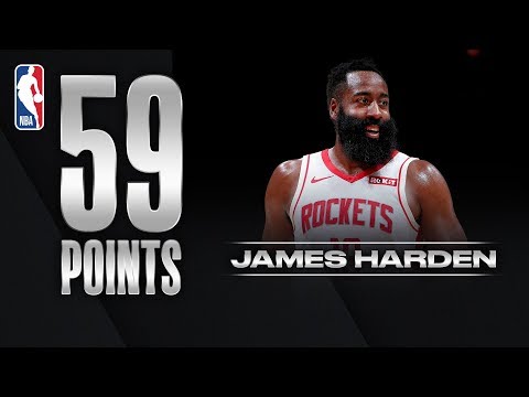 JAMES HARDEN DROPS 59 PTS!