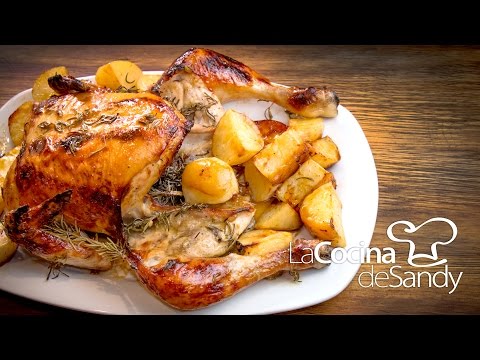 Pollo al horno con romero miel mostaza y limon en recetas de cocina faciles con pollo - UCG07X4YYBTCEgLtSJik_dsA