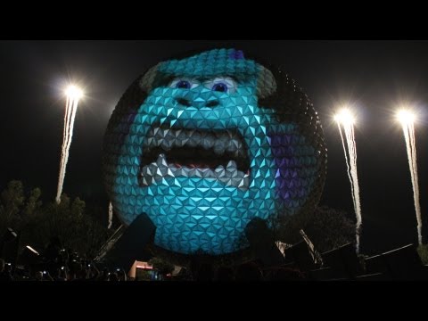 Mike Wazowski & Sulley on Epcot's Spaceship Earth - Monstrous Summer All-Nighter, Walt Disney World - UCe-gHr2O_LP7t0YJYHZQZlg