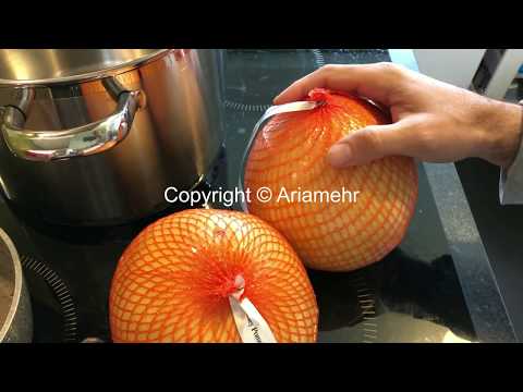 How To Make Pomelo Jam - آموزش درست کردن مربای دارابی یا پاملو