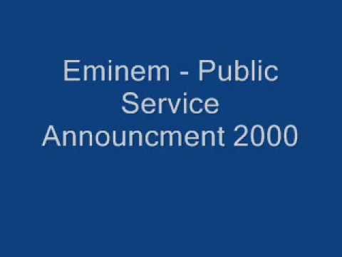 Eminem - Public Service Announcement 2000 (Skit) with ..