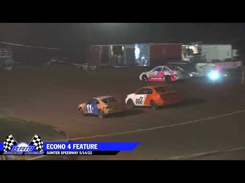 Econo 4 Feature - Sumter Speedway 5/14/22 - dirt track racing video image