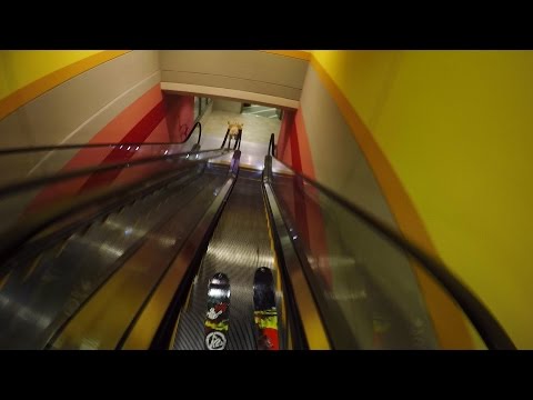 GoPro: Skiing Down a Series of Mall Escalators - UCqhnX4jA0A5paNd1v-zEysw