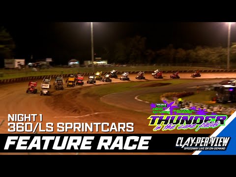 360/LS Sprintcars | Thunder in the Cane Fields (Night 1) - Cairns - 1st Aug 2025 | Clay-Per-View - dirt track racing video image