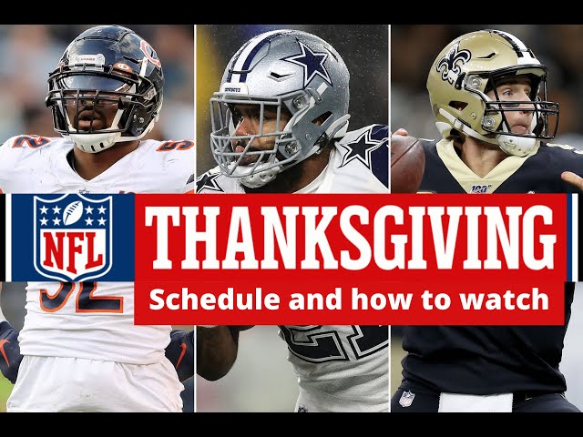 What Time Are The Nfl Games On Thanksgiving?