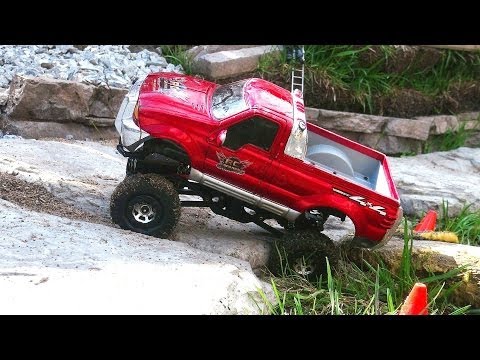 RC ADVENTURES - Lifted Ford F-350 4x4 Truck on Micro Offroad Course - UCxcjVHL-2o3D6Q9esu05a1Q