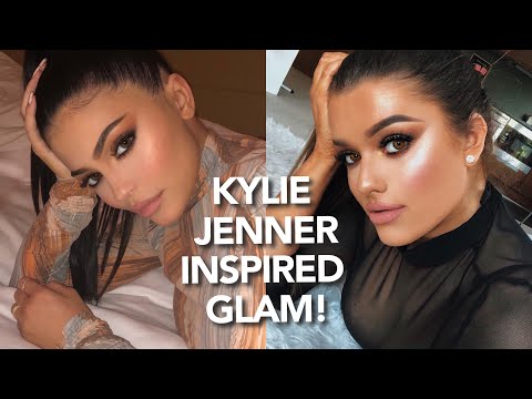 KYLIE JENNER INSPIRED GLAM! | Rachel Leary - UC-Um2u0Agv8Q-OhjO6FZk1g