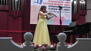Николо Паганини - Каприс № 7. Анастасия Мартынова