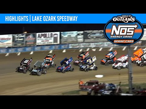 World of Outlaws NOS Energy Drink Sprint Cars Lake Ozark Speedway, April 9, 2022 | HIGHLIGHTS - dirt track racing video image