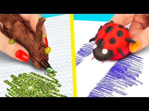 10 Fun DIY Spring School Supplies Ideas and School Hacks - UCWwqHwqLSrdWMgp5DZG5Dzg