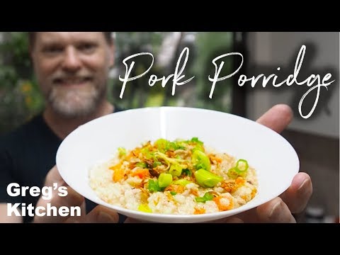 Pork Rice Porridge Congee Recipe - Greg's Kitchen Leftovers - UCGXHiIMcPZ9IQNwmJOv12dQ