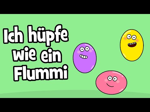 ♪ ♪ Kinderlied Kinderdisco | Ich hüpfe wie ein Flummi - Mitmachsong - Hurra Kinderlieder