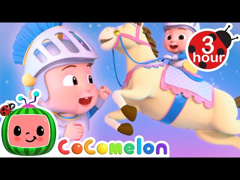 Lord JJ's Fantasy Pony Ride 🎠 CoComelon Nursery Rhymes and Kids Songs | 3 HOURS | After School Club