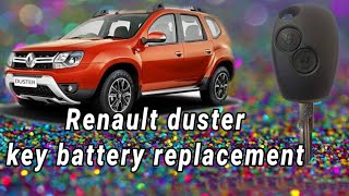 Sostituzione batteria chiave Dacia DUSTER