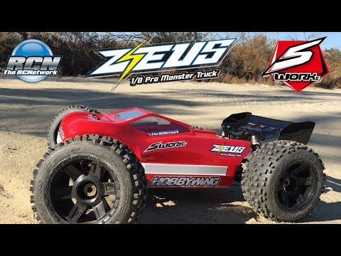 SWorkz Zeus 1/8th Monster Truck - Running / Jumping / Bashing Video - UCSc5QwDdWvPL-j0juK06pQw