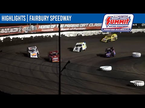 DIRTcar Summit Modifieds Fairbury Speedway July 30, 2021 | HIGHLIGHTS - dirt track racing video image