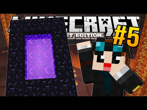 Minecraft Pocket Edition | POCKET NETHER!! | #5 - UCS5Oz6CHmeoF7vSad0qqXfw