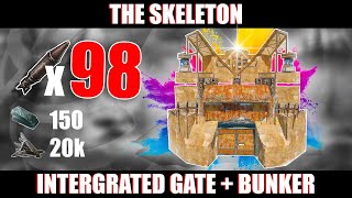 The Skeleton - My BEST Group Bunker Base - Rust Building