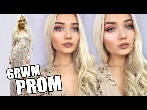 PROM GRWM 2017 | MAKEUP HAIR & DRESS! - UCBKFH7bU2ebvO68FtuGjyyw