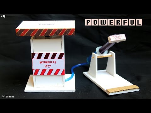 Homemade POWERFUL hydraulic Jack - DIY hydraulic lift - UCg8gyknDT6PKomqpHPFYlog