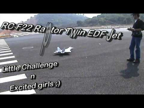 RC F22 EDF lil Challenge and Excited Girls - UCsFctXdFnbeoKpLefdEloEQ