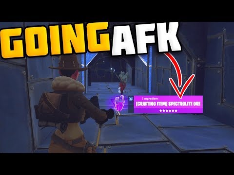 Going AFK Whilst Trading Spectrolite Ore (RARE ITEM) - Fortnite Save The World - UC8Xpv5zFc-MZrX4Czo6tKVA