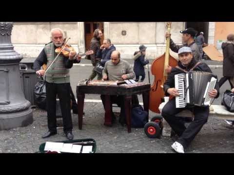 Godfather theme at Piazza Navona, Rome - Street Music - default