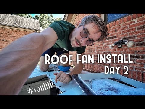 Roof Fan Install (Day 2) #VANLIFE Ram Promaster - UCQEqPV0AwJ6mQYLmSO0rcNA