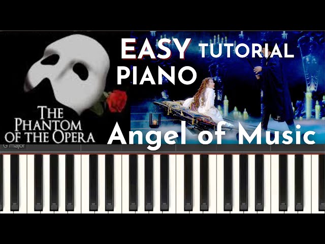 The Angel of Music: Phantom of the Opera Easy Piano Sheet Music