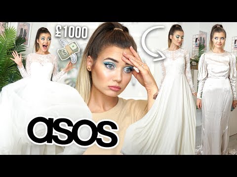 TRYING ON WEDDING DRESSES FROM ASOS! I SPENT £1000... - UCBKFH7bU2ebvO68FtuGjyyw