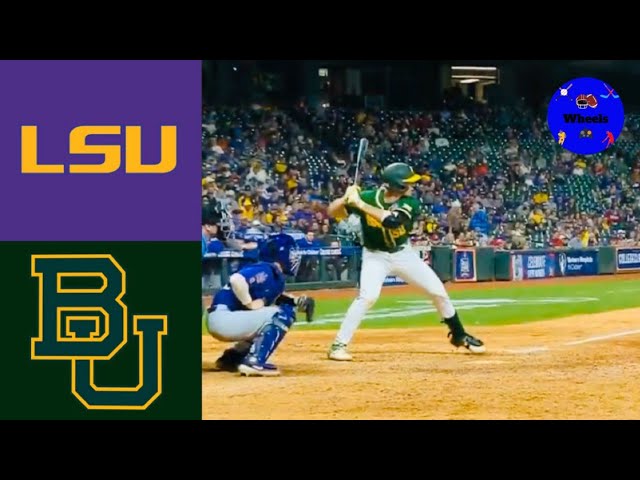 LSU and Baylor Take the Field in Baseball