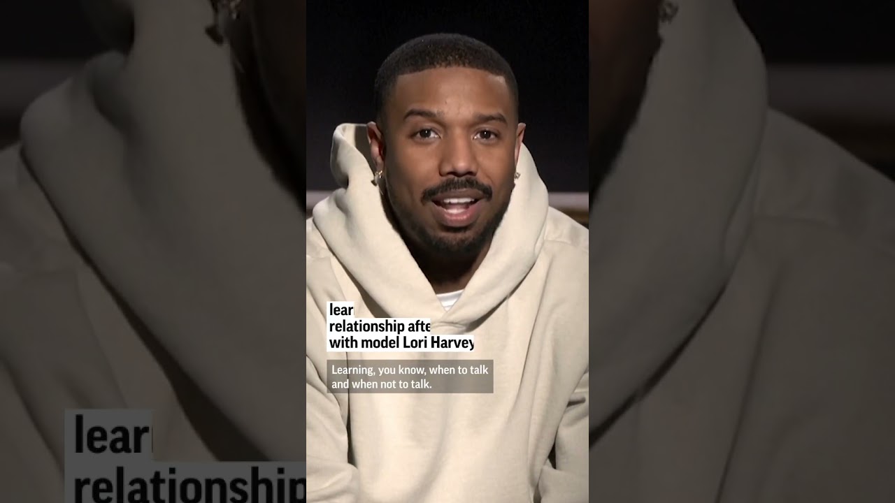 Michael B. Jordan on what he’s learned about public relationships after Lori Harvey breakup. #shorts