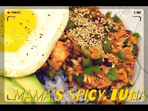 Spicy Tuna : Recipe : Tuna Recipe : 참치요리 : 매운참치: 간단한요리(Banchan) 한글자막 - UCIvA9ZGeoR6CH2e0DZtvxzw