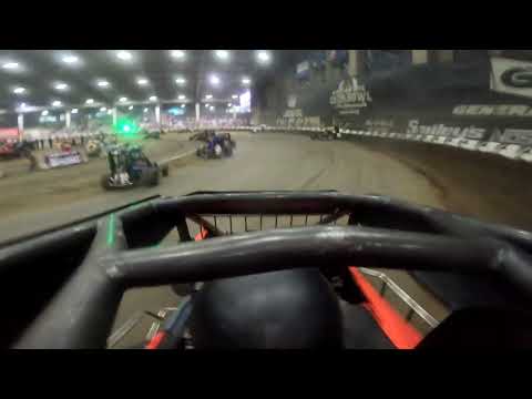 Nick Hoffman.  Chili Bowl.  Monday A-Main.  1/9/23 - dirt track racing video image