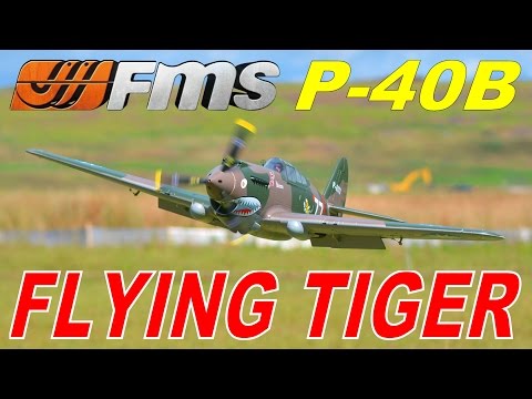 FMS P-40B FLYING TIGER 1400mm FLIGHT DEMO By: RCINFORMER - UCdnuf9CA6I-2wAcC90xODrQ