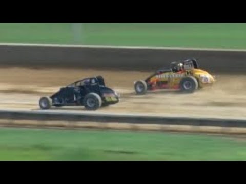 HIGHLIGHTS: USAC Silver Crown | Du Quoin State Fairgrounds | Ted Horn 100 | Sept. 5, 2022 - dirt track racing video image