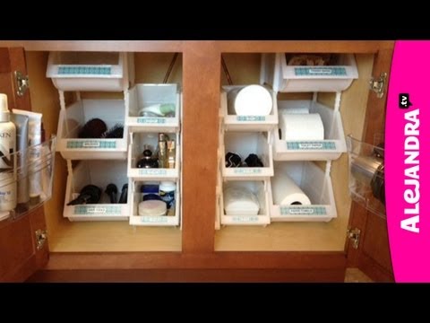 Bathroom Organization: How to Organize Under the Cabinet - UCcvu0uB6SzugED_5FEC7Z0Q