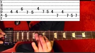 DETROIT ROCK CITY - KISS (1 of 2) Guitar Lesson