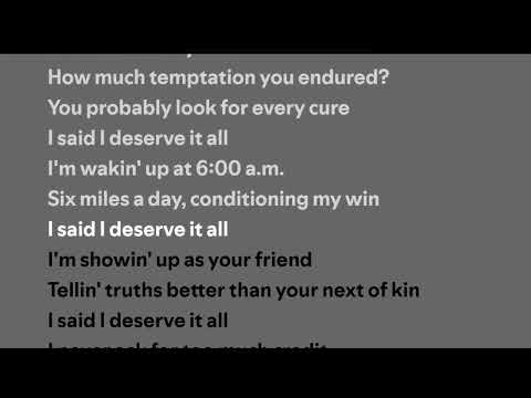 Kendrick Lamar - man at the garden (Lyrics)