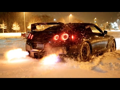 GTR Snow Launch Control Flamethrower! - UCtS0JcoBgAIEjmifiip8IJg