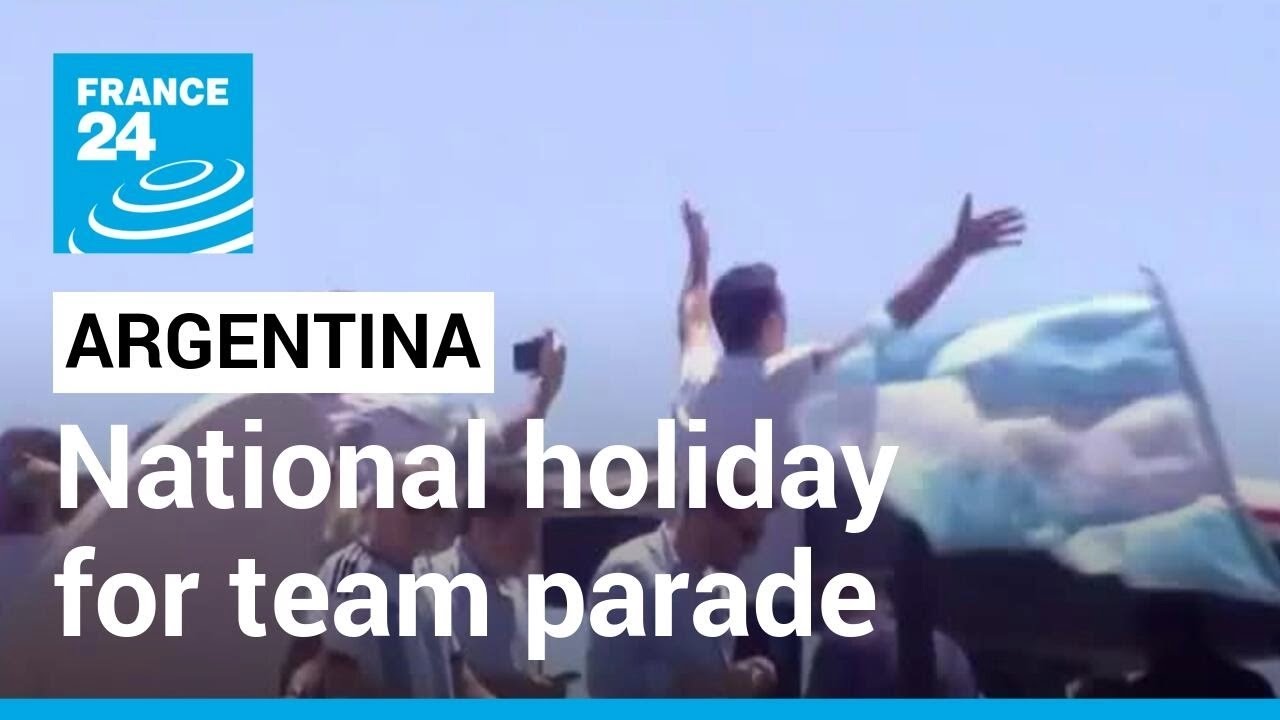Argentina team parades around Buenos Aires, President declares today a national holiday