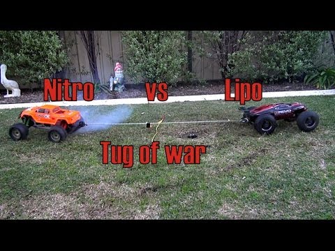 Tug of war Nitro Savage vs Brushless e-Revo - UCFORGItDtqazH7OcBhZdhyg