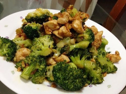 Stir-Fried Broccoli Chicken Garlic Recipe