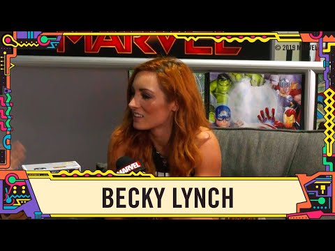 Becky Lynch, "The Man", talks her Marvel origin story at SDCC 2019! - UCvC4D8onUfXzvjTOM-dBfEA