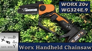 WORX handheld chainsaw WG324E.9 20v power share - Stokker